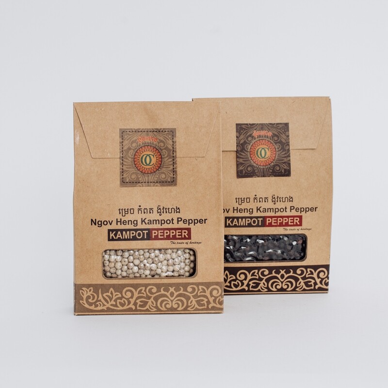Double deal x2 Kampot Pepper 100g (Black or White)