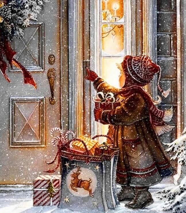 Christmas Night Painting by Numbers
