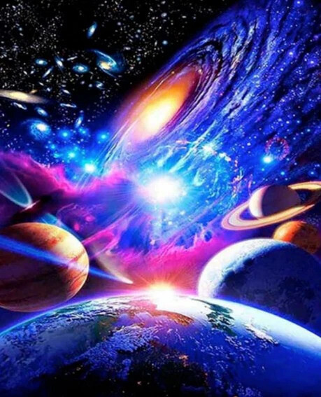 Beautiful Universe Paint by Numbers Kit