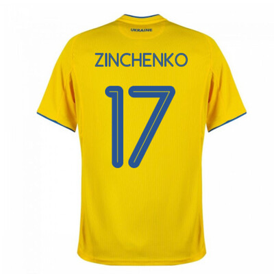 Ukraine Home Soccer Jersey 2021 (Zinchenko 17)