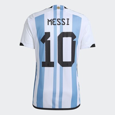 Argentina 2022 World Cup Home Jersey MESSI 10
