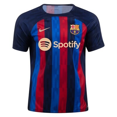 Barcelona Home Soccer Jersey Shirt 22-23 Dest 2