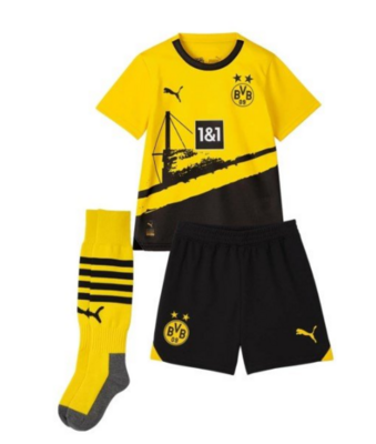 Borussia Dortmund 23/24 Home Youth Full Kids Kit