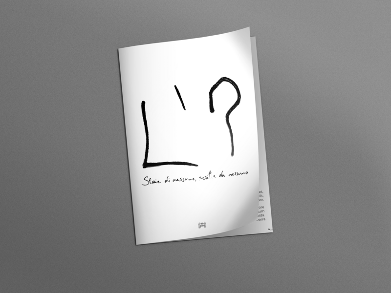 L&#39;?- STORIE DI NESSUNO SCRITTE DA NESSUNO