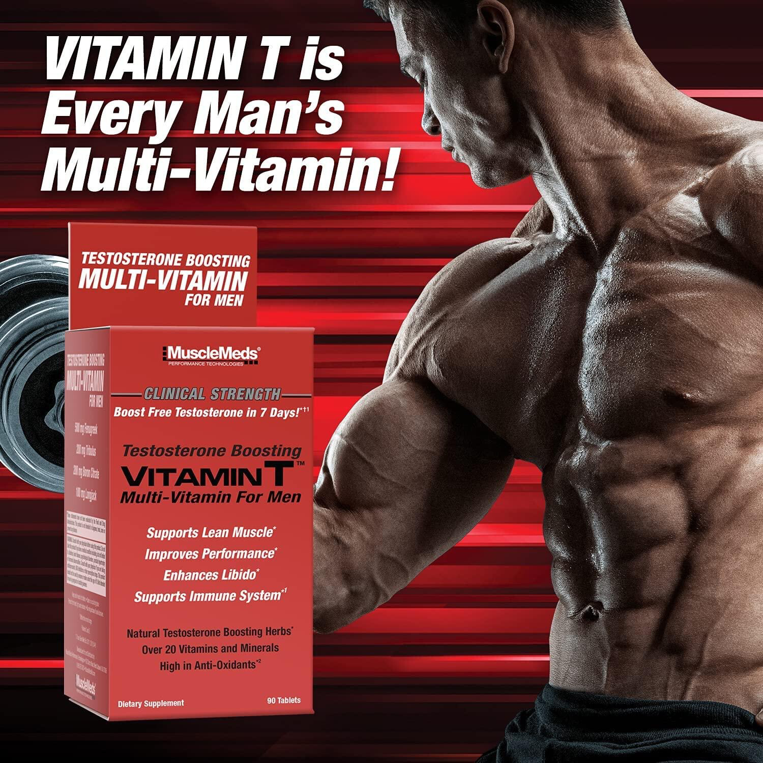MuscleMeds Vitamin T - 90 Tablets