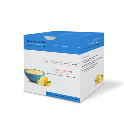 New Direction Advanced Zesty Lemon Pudding 7/Box