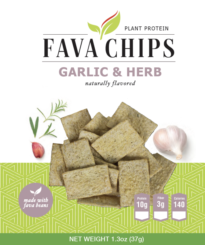 Fava Bean Garlic &amp; Herb Chip