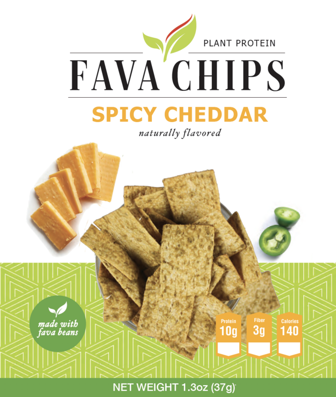 Fava Bean Spicy Cheddar Chip
