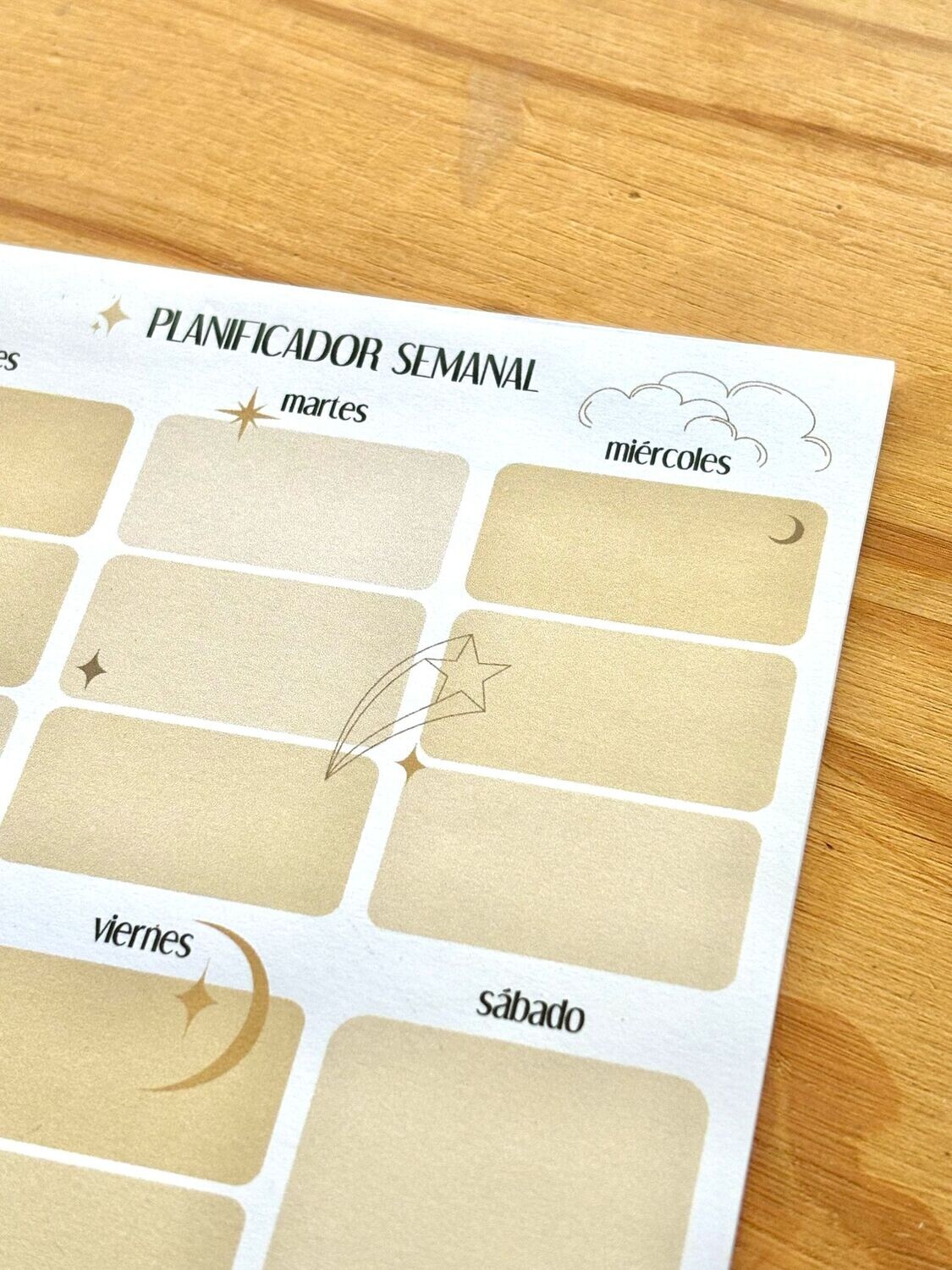 Planificador semanal Moon A5
