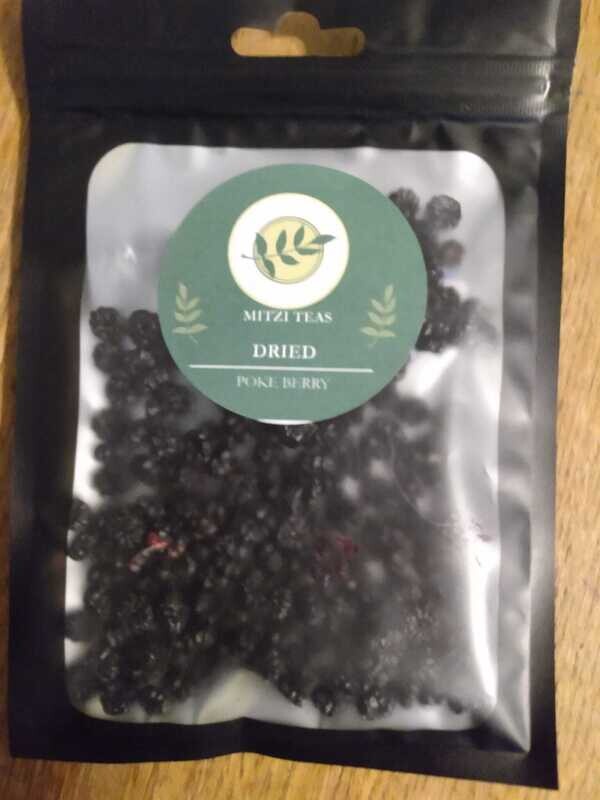 Dried Poke Berries 6 Month Supply