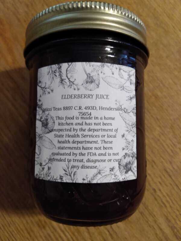 Elderberry Juice 1/2 Pint