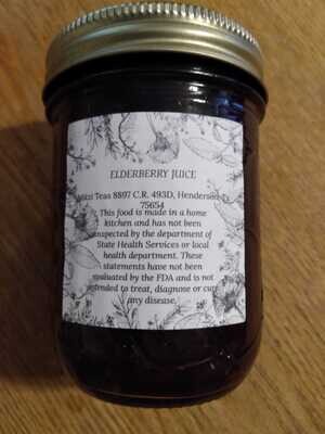 Elderberry Juice 1/2 Pint