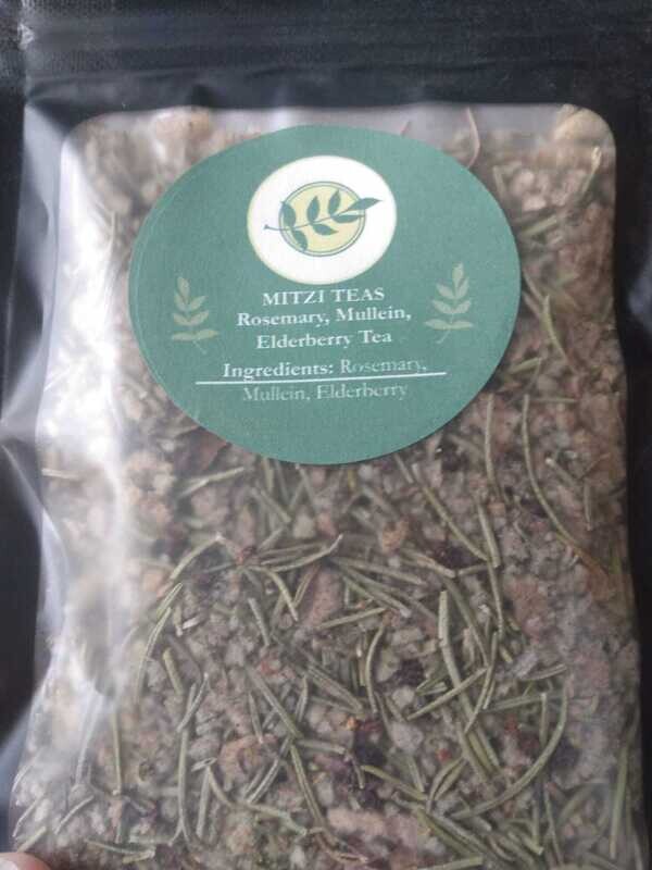 Rosemary Mullein Elderberry Tea