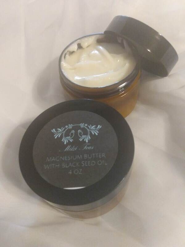 Magnesium Butter With Black Seed Oil 4 Ounce