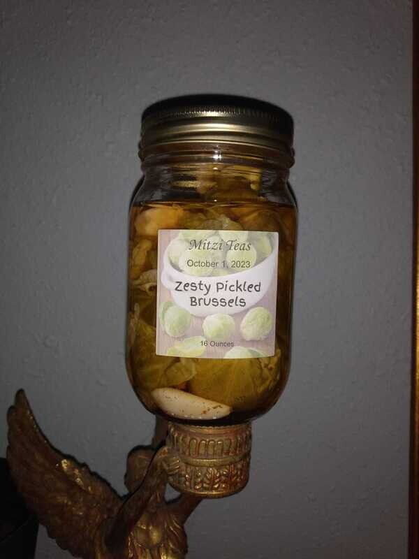 Zesty Pickled Brussels