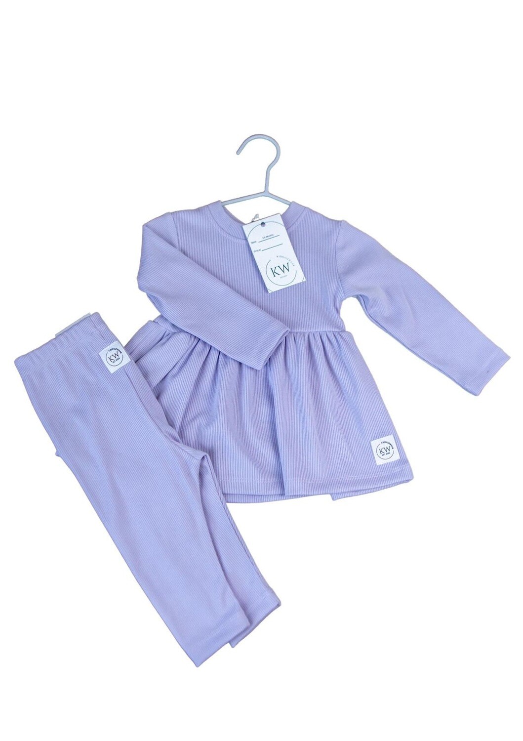 RIBBED DRESSES LAVENDER