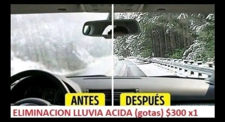 ELIMINACION DE GOTAS, RAYONES EN CRISTALES
