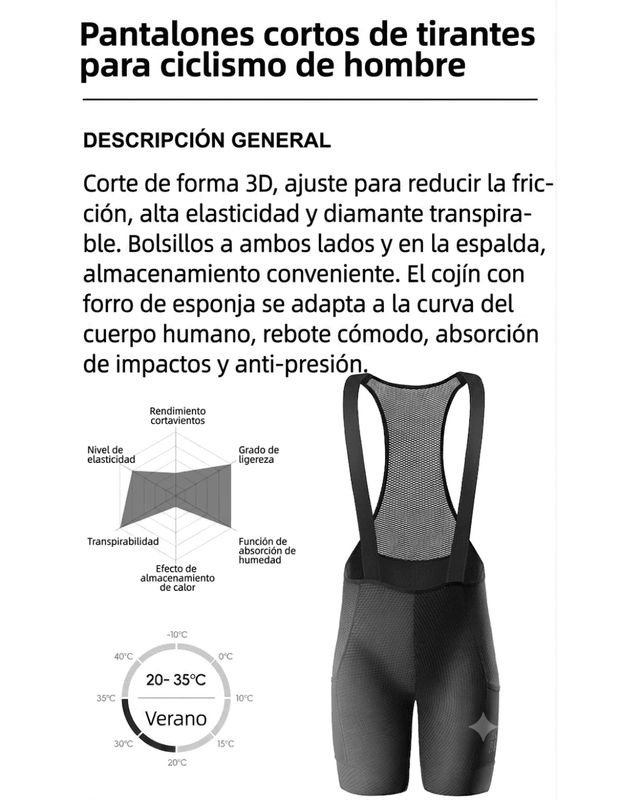 Cargo Bibshorts Rockbros