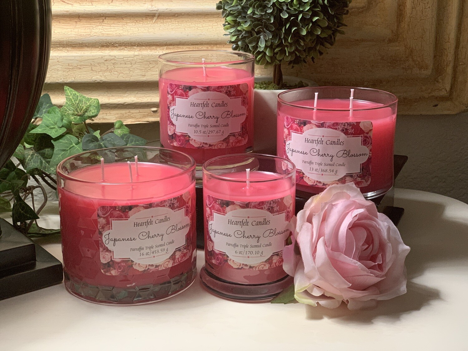 Scrumptious Japanese Cherry Blossom Solid Candle