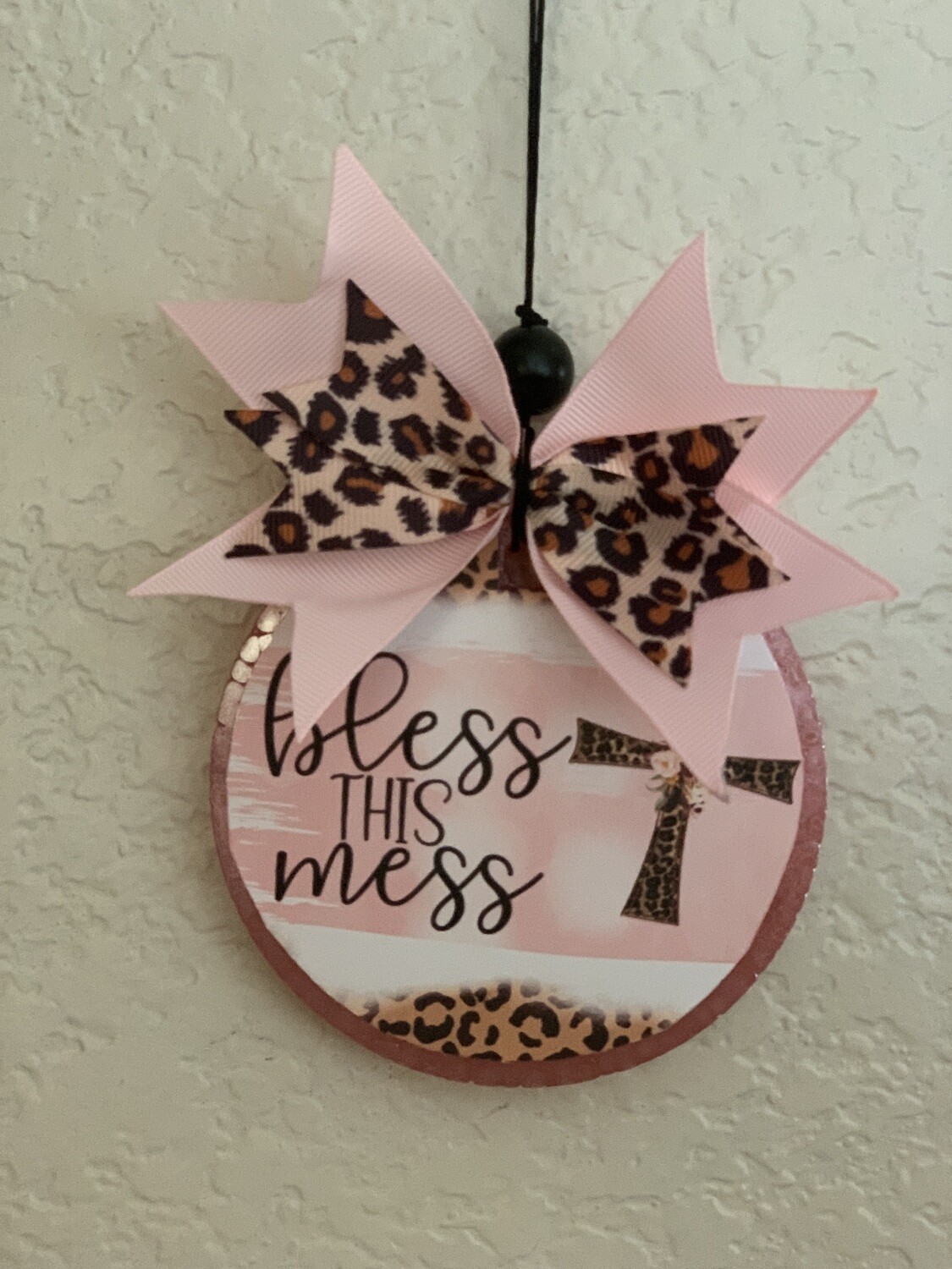 "Bless this mess" Cross - Flowerbomb Freshie