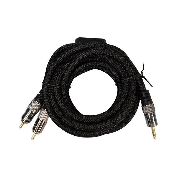 CABLE AUDIO 3.5mm A 2RCA C/FORRO 7BL