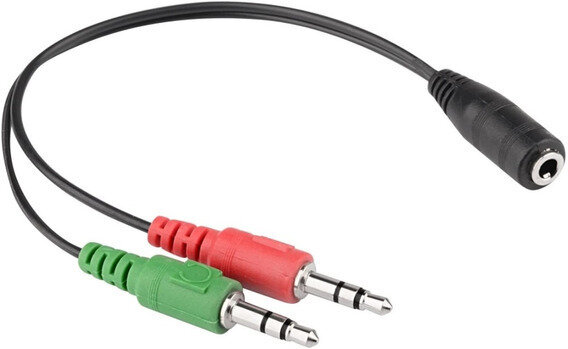 Adaptador audio y microfono CK-1