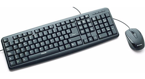 Combo teclado y mouse cableado