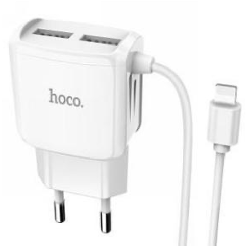 C59A Cargador HOCO doble puerto USB + cable carga para iphone