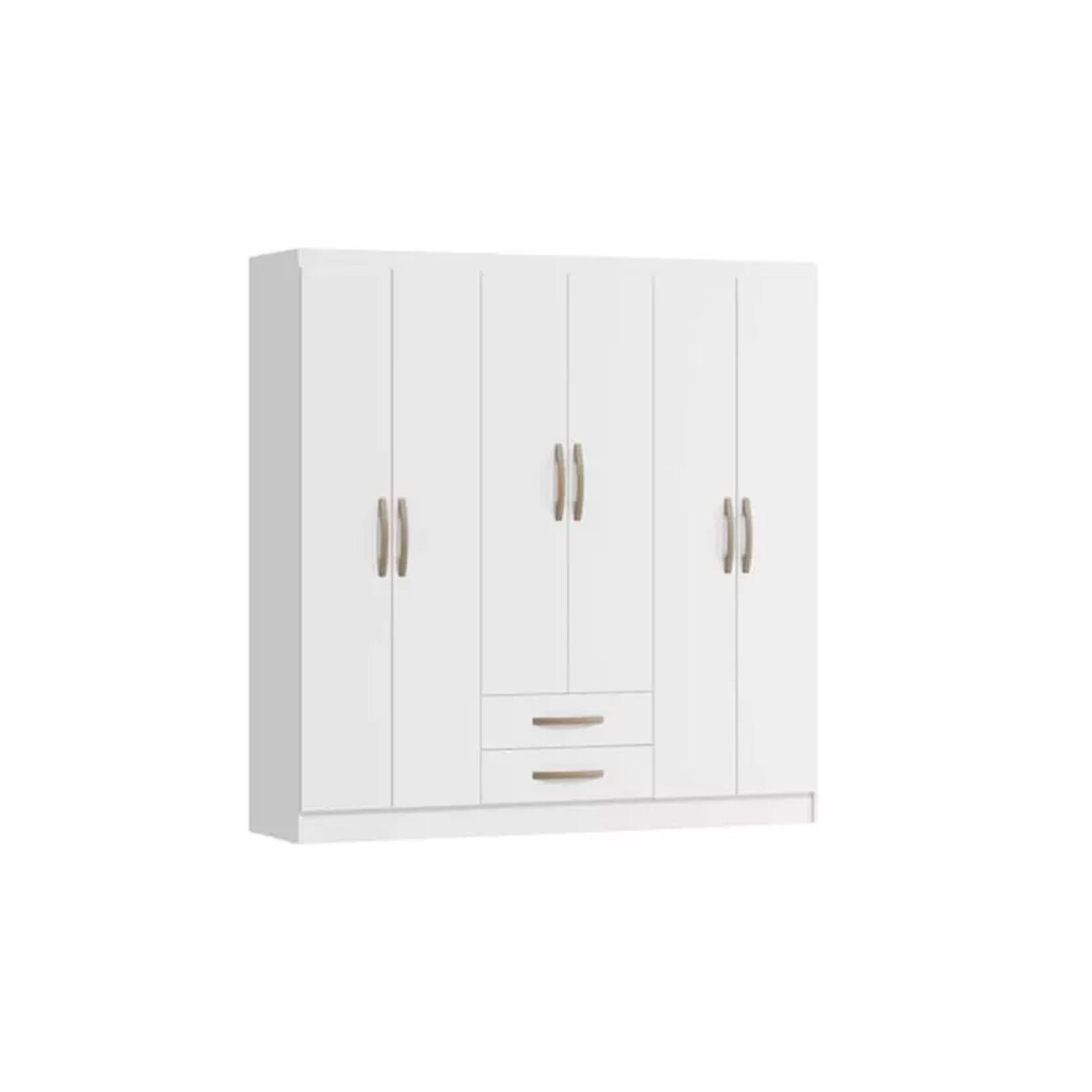 Armario Ropero Placard 6 Puertas 2 Cajones