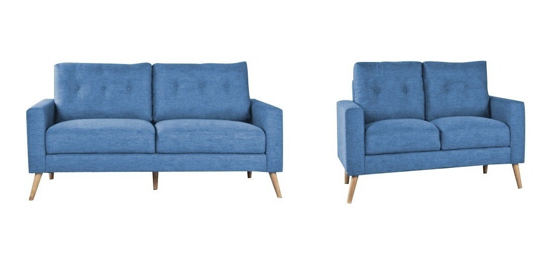 Sillon Sofá 3+2 Cuerpos Living En Fibra