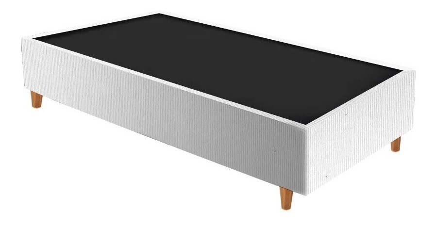 Box Para Colchón De 1 Plaza Y Media En Madera La Tentación