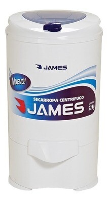 Secarropas Centrifugo James 5.2 Kg C752 Blanco 220v (precio en DOLARES iva inc)