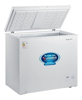 Freezer Heladera James 150 Horizontal Doble Accion Sensacion Color Blanco (PRECIO EN DOLARES iva inc)