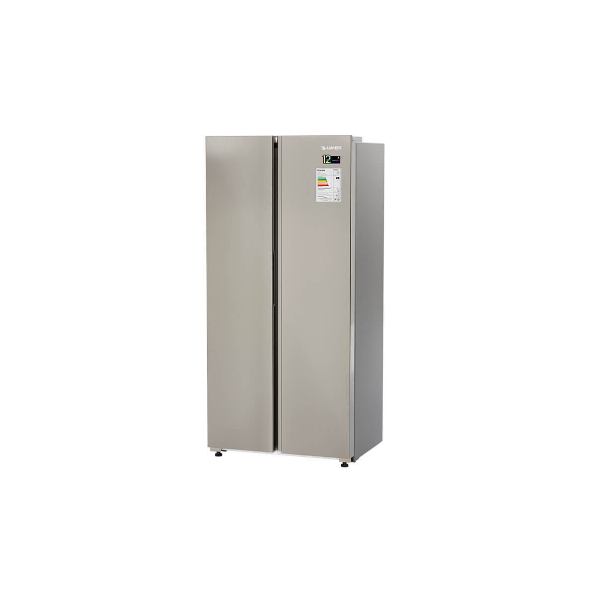 Heladera Side By Side Inverter James Rj 35 M Sbsi 442lt Color Gris (PRECIO EN DOLARES iva inc)