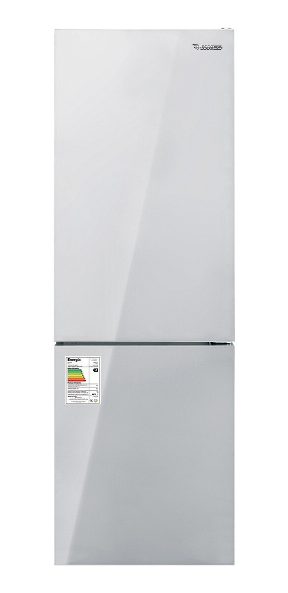 Heladera James Con Freezer Rj 428 Nt Vidrio Blanco (PRECIO EN DOLARES iva inc)