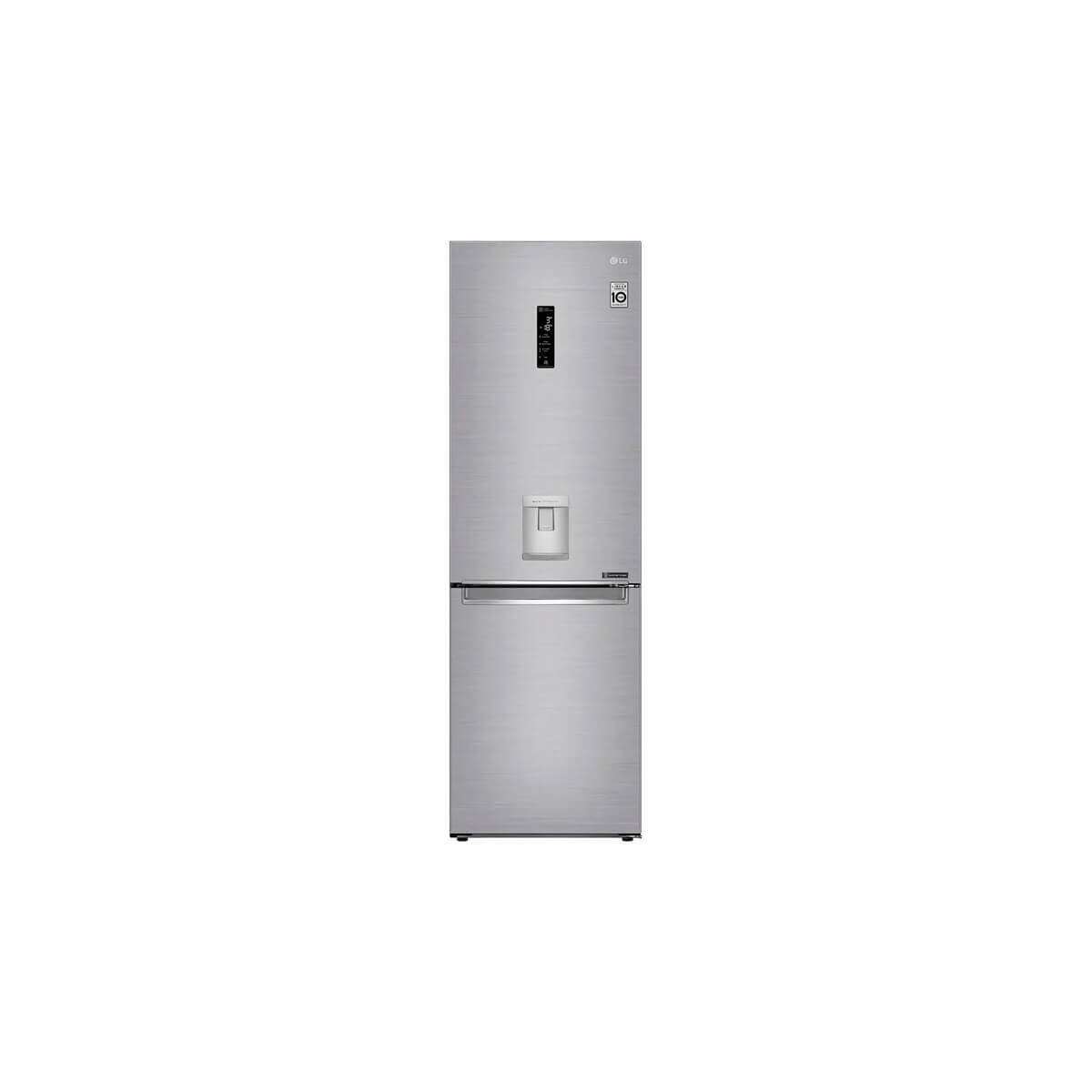 Heladera Inverter No Frost LG Bottom Freezer Gb37spp Platinum Silver Con Freezer 336l 127v (PRECIO EN DOLARES iva inc)