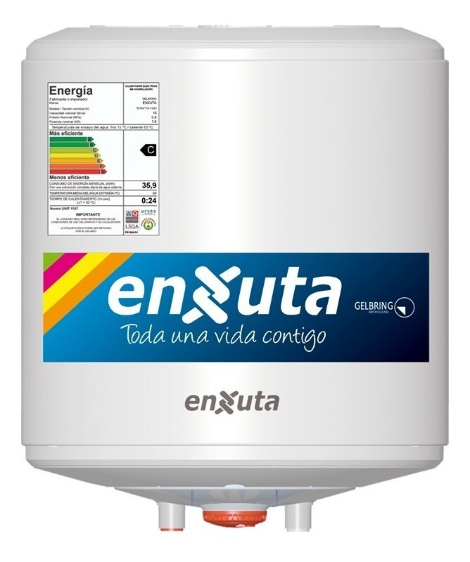 Termotanque Calefón Enxuta Tenx2115-1 15Lt (precio en dolares iva inc)