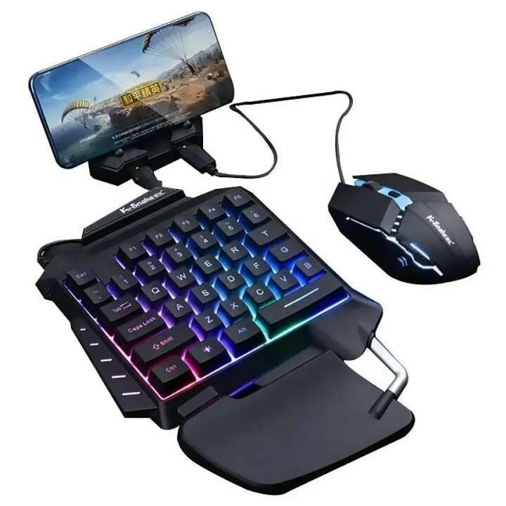 Juego Kit gamer 5 en 1 para jugadores de celulares KR K200