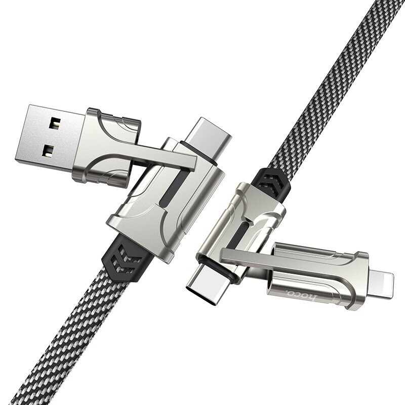 Cable reforzado telado hoco S22 4 en 1