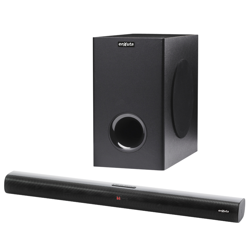 BARRA DE SONIDO CON SUBWOOFER BLUETOOTH, 1.600 WATTS – BSENX29160 – ENXUTA
