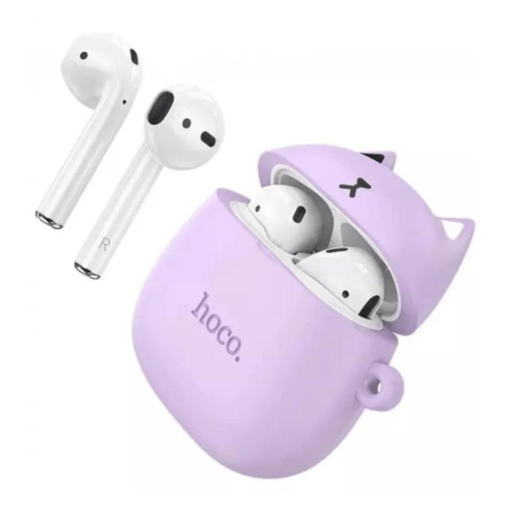 AUDIFONOS AIRPODS HOCO EW45 CON FUNDA DE GATO