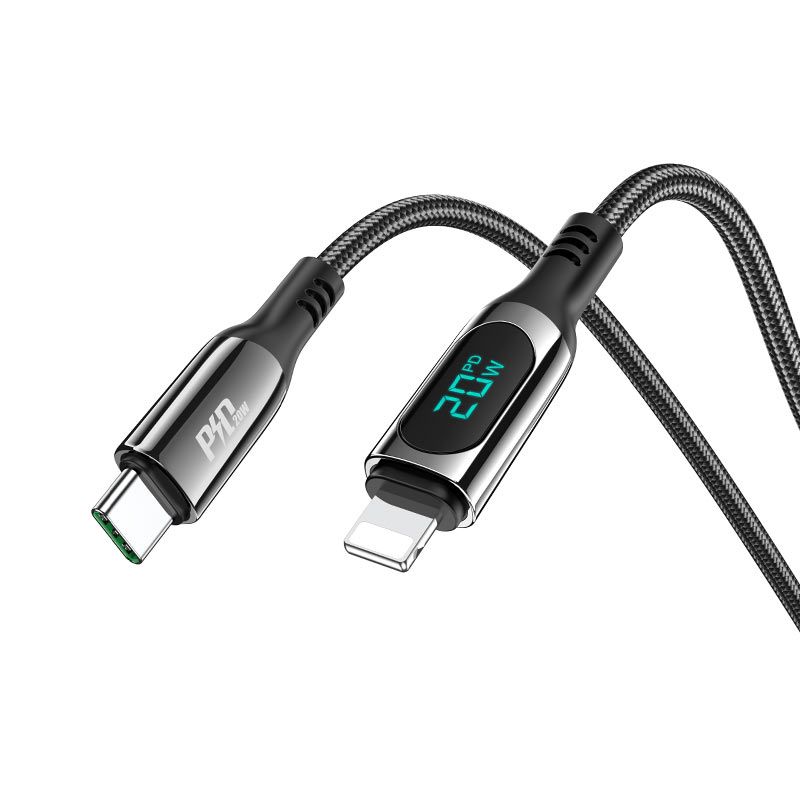 Cable Type-C a Lightning “S51 Extreme” PD sincronización de datos de carga 100W