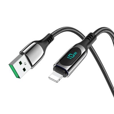 Cable USB a Lightning “S51 Extreme” sincronización de datos de carga 100w