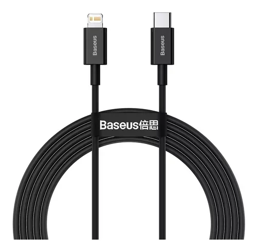 Cable de datos y carga Baseus TipoC-Lightning 2mt