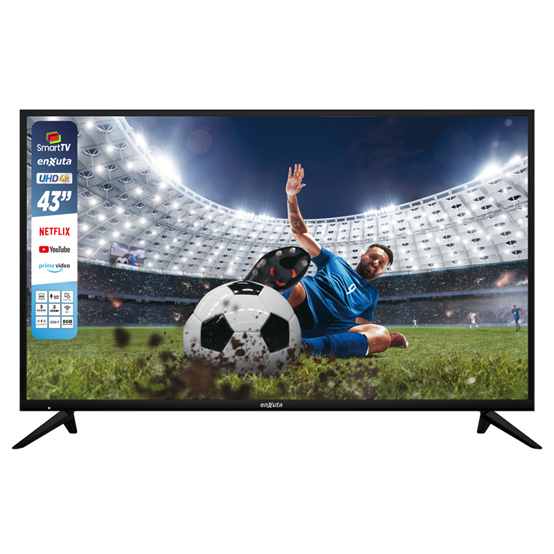 Smart Tv 43” Ultra HD 4K – Enxuta – (precio en DOLARES iva inc)