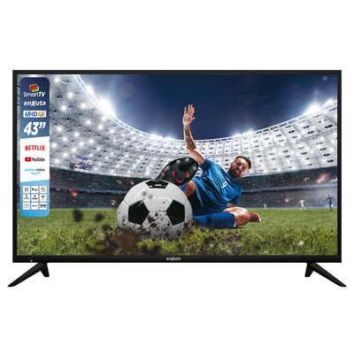Smart Tv 43” Ultra HD 4K – Enxuta – (precio en DOLARES iva inc)