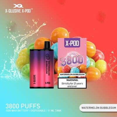 20 PCS X-Qlusive XPOD 3800 puffs