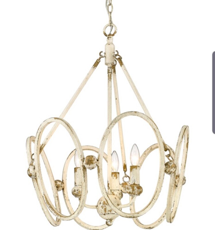Golden Lighting Sabrina 3-Light Pendant 0852-3P AI