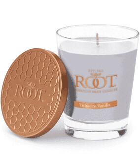 Candle- Lg. Veriglass Tobacco Vanilla