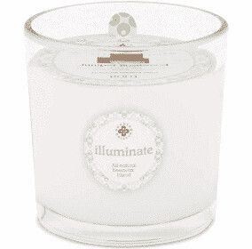 Candle- sb 8oz. Illuminate Juniper and Rosewood (all natural)
